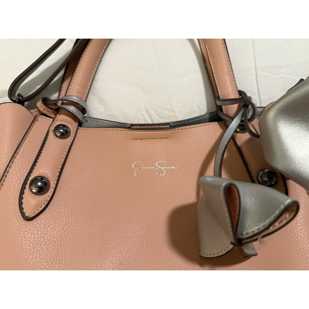 Jessica Simpson Faux Pink Ruffle Purse - Picture 3 of 13